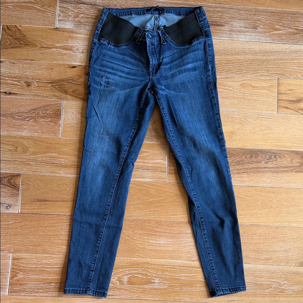 KanCan Dark Blue Maternity Skinny Jeans